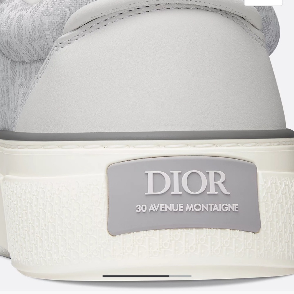 Dior B33 Spin Sneakers - White and Gray - Picture 2 of 12